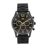 Tom Tailor Horloge met metalen band voor heren, chronograaf, zilver, waterdicht 3 bar, cadeau-idee, wordt geleverd in horloges, geschenkdoos, 2100533