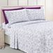 Elegant Comfort Luxe zachte lakens Paisley patroon - 1500 premium hotelkwaliteit microvezel zachtheid kreuk- en vervagingsbestendig (6-delig) beddengoedset, Queen, Paisley paars