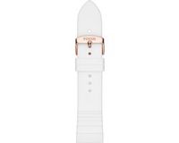 Fossil Strap 22mm Wit Siliconen Unisex Volwassenen
