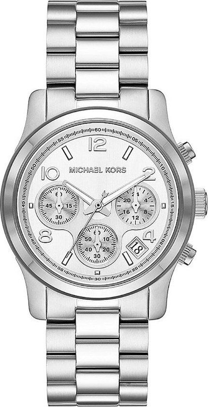 Michael Kors Runway MK7325 - Zilverkleurig - 3.80 cm