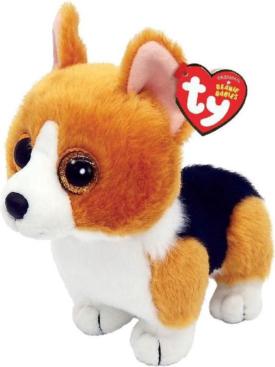 TY Beanie Babies - Hondje Corgi - 15 CM