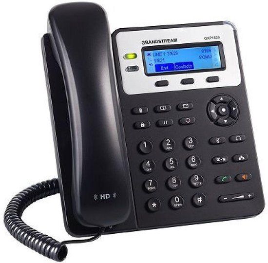 Grandstream GXP1625 IP telefoon Zwart 2 regels LCD | Draadloos