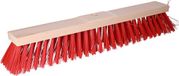 Buemag Bezemkop - Elaston - rood - hout - hard - 50 cm