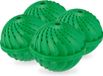 Relaxdays Set van 4 wasmachine-wasballen, milieuvriendelijk, huidvriendelijk, reinigingsmiddelvrij, groen