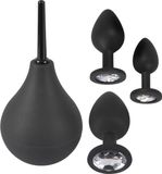 Black Velvets Orion Anale plug 16,6 cm, zwart