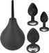 Black Velvets Orion Anale plug 16,6 cm, zwart