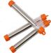Namvo 3PCS Soufflet de poche Tube pour souffler le feu Acier inoxydable Tube pliable pour souffler le feu pour cheminée Barbecues Feu de camp Souffler de l'air dans un feu Voyage
