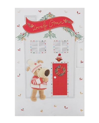 Boofle Boofle Kerstkaart voor oma - schattig ontwerp