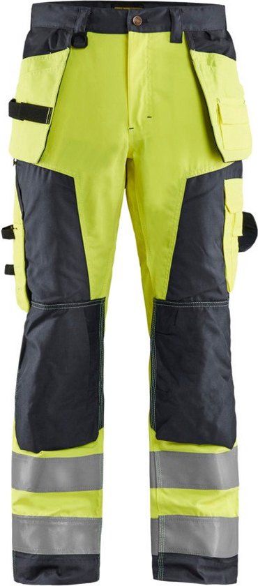 Blåkläder Werkbroek High Vis 1568-1811 - HIgh Vis Geel/Medium Grijs - Maat 64