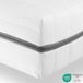 Matelas en mousse HR 200x200 cm - 18 cm haut, 7 zones de confort, H3/H4, respirant, anti-allergie
