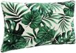 vidaXL - 1-Delig - Rugkussen - PUTTEN - 100% - Polyester - Bladpatroon