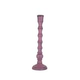 greemotion Kandelaar in shabby look, hout, Ø ca. 9 cm, hoogte ca. 30,5 cm