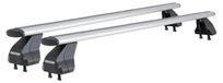 Menabo Omega Plus | Coffre de toit pour BMW - Serie 1 (E81) 2007-2011 - Aluminium - Longueur 112 cm - Capacité de charge 75 kg - Jeu de 2