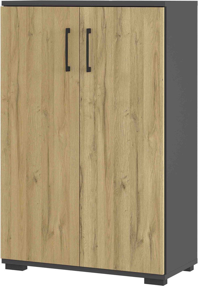 Germania Boekenkast/Rek - Bruin - 80cm Breed - 4005949424722