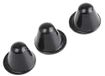 RS PRO Zelfklevende voeten, lijm, conisch, 14,2 mm, zwart, ø 18,3 mm, PUR, 65,6 °C max, verpakking van 25 stuks