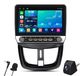Linux autoradio pour Peugeot 207 CC (2006-2015), avec CarPlay sans fil et Android Auto, 2 DIN, incluant caméra de recul et microphone, Bluetooth 5.1, DSP
