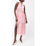 French Connection Cynthia Robe mi-longue à décolleté plongeant Rose Blossom Taille : 16