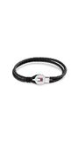 Tommy Hilfiger Jewelry Leren Herenarmband Zwart - 2790654