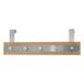 MSV deurgarderobe, handdoekhouder, garderobe, deurhangerail van bamboe met 5 haken