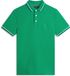 Tommy Hilfiger Polo Homme Coton Élasthanne Manches Courtes Col Polo Boutons Décontracté Vert M