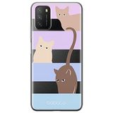 ERT GROUP mobiel telefoonhoesje voor Xiaomi REDMI 9T/ POCO M3 origineel en officieel erkend Babaco patroon Cats 014 optimaal aangepast aan de vorm van de mobiele telefoon, gedeeltelijk bedrukt