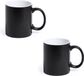 Makito Western Europe Tasse et gobelet Allegra - 2x - noir/blanc - 350 ml - Céramique - Tasse