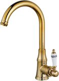 Ibenzoa Gouden Vintage Keukenmengkraan