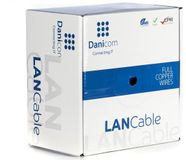 Danicom CAT6A U/UTP 100 meter kabel op rol stug - LSZH (Dca) - Blauw