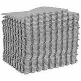 vidaXL Zwemgrondmat - 49 stuks - Ø 408 cm - Rond - EVA Schuim - Grijs