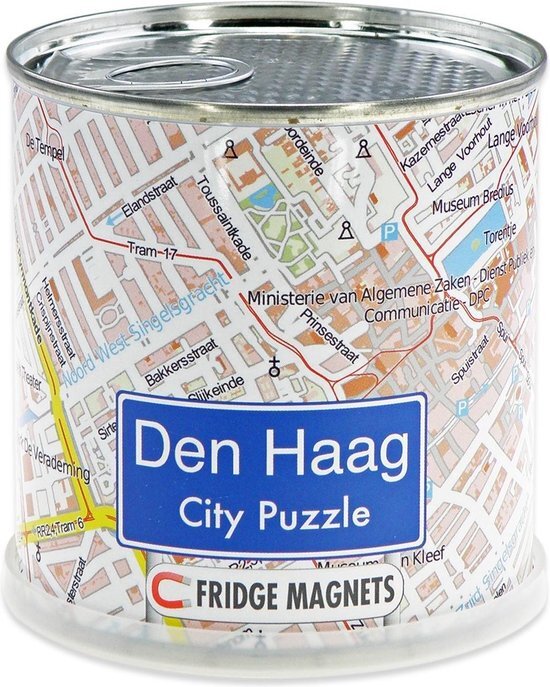 City Puzzle Extragoods Den Haag city puzzle magnets