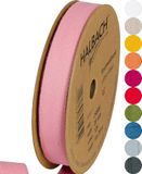 Halbach Seidenbänder 24500 Katoenen band 20 mm x 20 m linten om te knutselen per meter stoffen lint voor decoraties geweven band 100% katoen voor doehetzelf handwerk biasband voor naaien roze