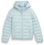 Tom Tailor Denim Lichtgewicht gewatteerd jack met capuchon Maat XS new ice blue