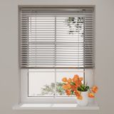 DTCH Raamdecoratie.com Aluminium Jaloezie Easy - 25 mm - Silver - 140 x 175
