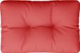 vidaXL Palletkussen 50x40x12 cm stof rood