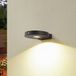 Lucande - solar buitenlamp- met dimmer - 1licht - Aluminium spuitgietwerk, kunststof - H: 3.2 cm - zwart - Inclusief lichtbron