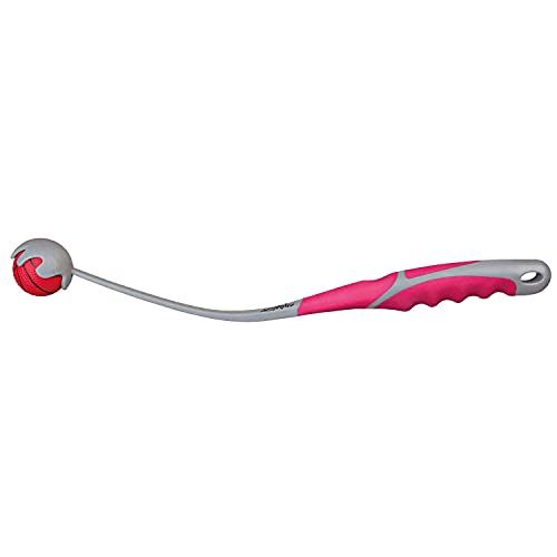 TRIXIE Happypet Werpstok met bal - oranje, roze