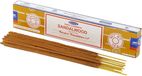 Satya Nag Champa wierrook stokjes Sandelhout geur - 15x - Lichaam in balans - Meditatie - staafjes van 22 cm - 30 minuten