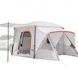 VEVOR Achterkleptent, autotent voor 5-9 personen, 3964 x 3050 x 2330 mm, waterdicht (PU2000 mm), kampeertent met ventilatieramen, achterkleptent voor SUV's voor kamperen, wandelen en andere buitenactiviteiten.