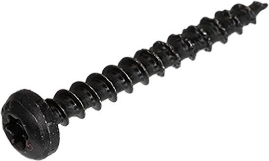 Blackline Spaanplaatschroeven - Zwart - Cilinderkop - Torx - 3.5 x 16mm - 100 stuks