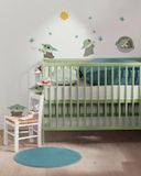 Komar Star Wars The Mandalorian Grogu Sunshine muursticker voor kinderkamer, zonsondergang, 50 x 70 cm