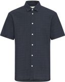 Blend DK Company A/S Shirt Blend Aurel Geruit Katoen Korte mouw Klassieke kraag Knopen XXL