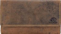 GREENBURRY Vintage Waiter Wallet Extra Strong Brown Leer Unisex