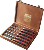 Bahco 6-delige beitelset 6, 10, 12, 16, 20, 26mm in houten kist