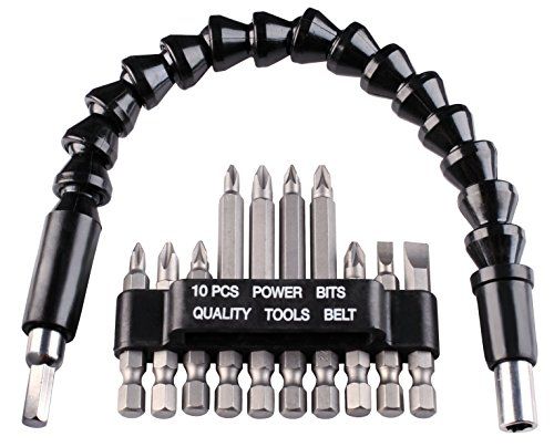 kwb Bitset met flexibele as - 11-delig met 1/4 inch zeskantige opname E 6.3