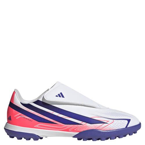 adidas Performance F50 Hyperfast Club junior imitatieleren voetbalschoenen - roze/paars