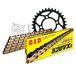 Kettingset DID Kettingset staal 520VX3 / 74 klinkslot voor Yamaha YFM Grizzly YFA1 Breeze 125 cc