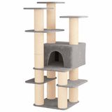 vidaXL Arbre à chat gris clair 161 cm