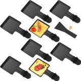 Merkloos Elzusha - Set van 8 Mini Raclette Pannen met Nylon Spatels