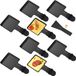 Merkloos Elzusha - Set van 8 Mini Raclette Pannen met Nylon Spatels