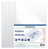 Starpak A4-formaat omslagen voor ringmappen, 100 stuks, transparant